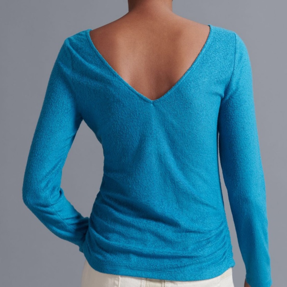 Anthropologie | RHEA BOAT-NECK TOP | Size XS